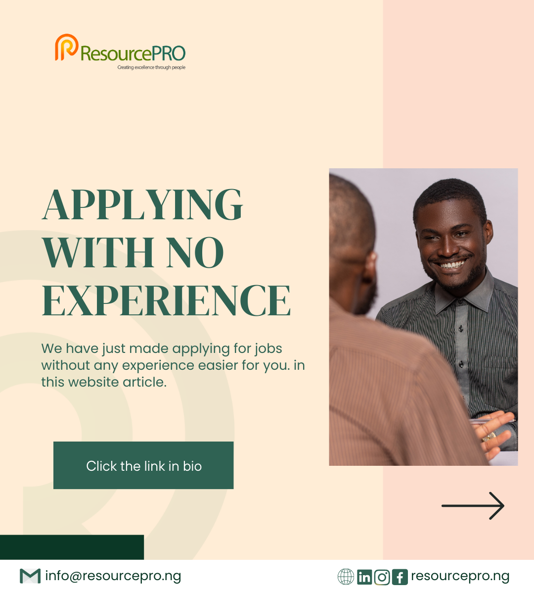 APPLYING FOR JOBS WITH NO EXPERIENCE